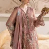 Luxury Maria B Embroidered Chiffon MPC-25-105-Tea Pink