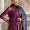 Maria B Luxury Embroidered Chiffon MPC-25-102-Magenta